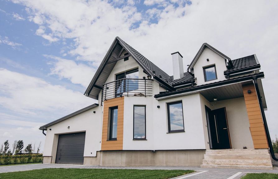 exterior home finished painting project